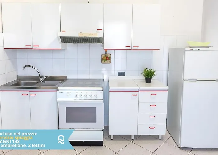 Se007 - Senigallia, Bilocale Sul Mare Con Lägenhet