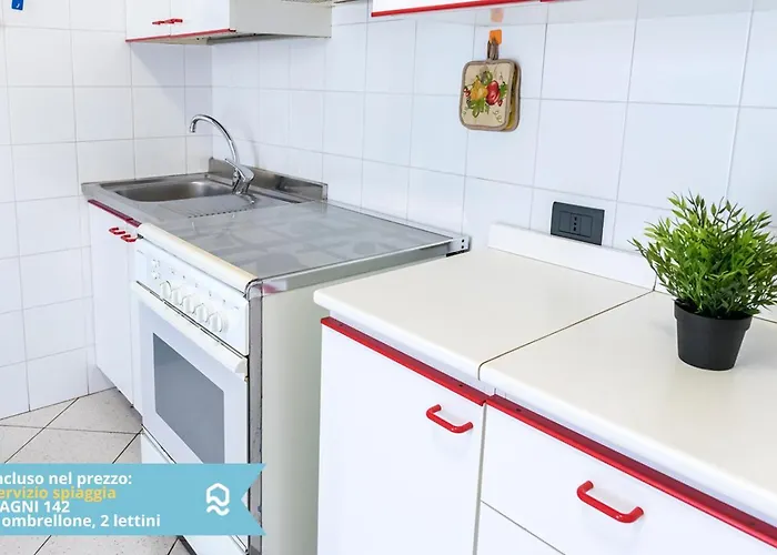 Se007 - Senigallia, Bilocale Sul Mare Con Lägenhet *